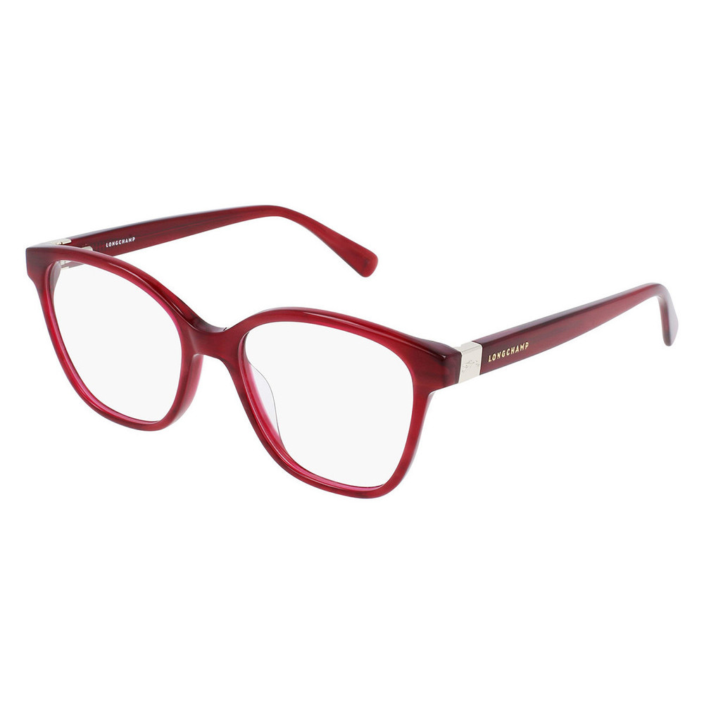 NEW Longchamp LO2677 519 Striped Red Eyeglasses 51/17/140 with Longchamp Case
